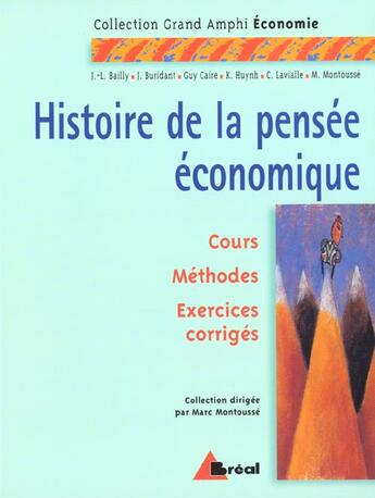 Couverture du livre « Histoire de la pensée économique » de Marc Montousse aux éditions Breal