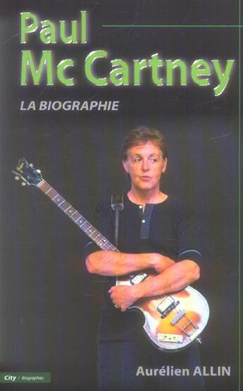 Couverture du livre « Paul mc cartney » de Allin-A aux éditions City