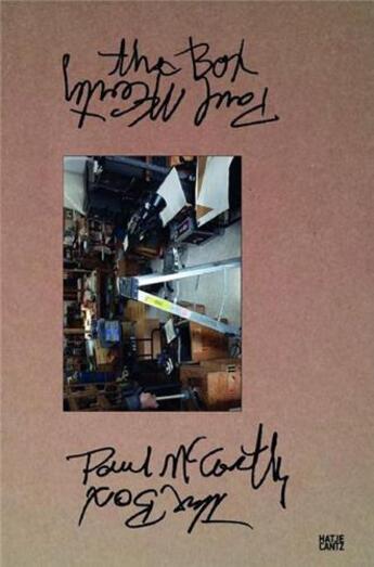 Couverture du livre « Paul mccarthy the box /anglais/allemand » de Jager Joachim aux éditions Hatje Cantz