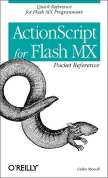 Couverture du livre « Actionscript For Flash Mx Pocket Reference » de Colin Moock aux éditions O Reilly & Ass