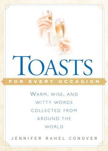 Couverture du livre « Toasts for Every Occasion » de Conover Jennifer Rahel aux éditions Penguin Group Us