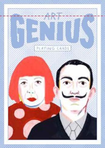 Couverture du livre « Art genius playing cards » de Clarke Rebecca aux éditions Laurence King