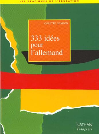 Couverture du livre « 333 idées pour l'allemand » de Colette Samson aux éditions Nathan