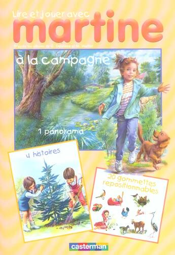 Couverture du livre « Campagne, lire et jouer avec martine t5 (la) » de Marlier/Charlet aux éditions Casterman