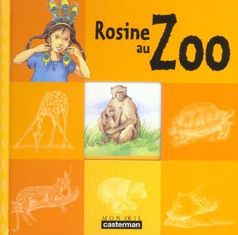 Couverture du livre « Rosine au zoo » de Chottin/Vaux aux éditions Casterman