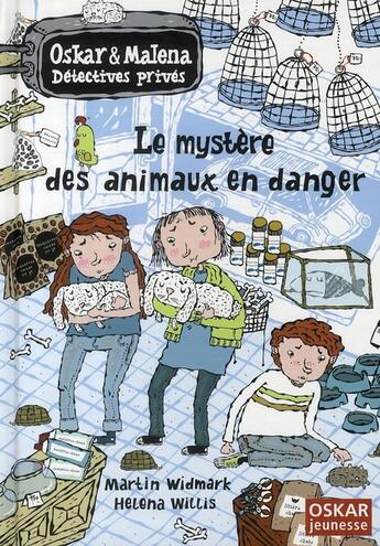 Couverture du livre « Les Mystere Des Animaux En Danger » de M.Widmark & Helena W aux éditions Oskar