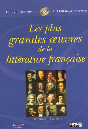 Couverture du livre « Coffret les plus grandes oeuvres de la litterature francaise » de  aux éditions Rue Des Ecoles