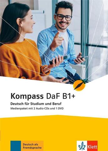 Couverture du livre « Kompass daf b1+ - pack cd/dvd » de  aux éditions La Maison Des Langues