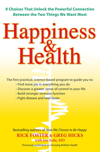 Couverture du livre « Happiness & Health » de Seda Jen aux éditions Penguin Group Us