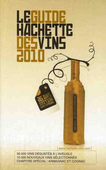 Couverture du livre « Le guide Hachette des vins 2010 » de  aux éditions Hachette Pratique