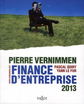 Couverture du livre « Finance d'entreprise (édition 2013) » de Yann Le Fur et Pierre Vernimmen et Pascal Quiry aux éditions Dalloz