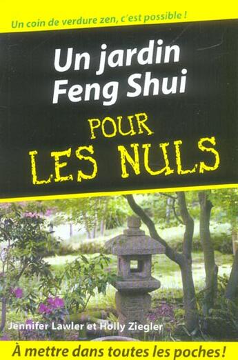 Couverture du livre « Un Jardin Feng Shui » de Jennifer Lawler et Holly Ziegler aux éditions First