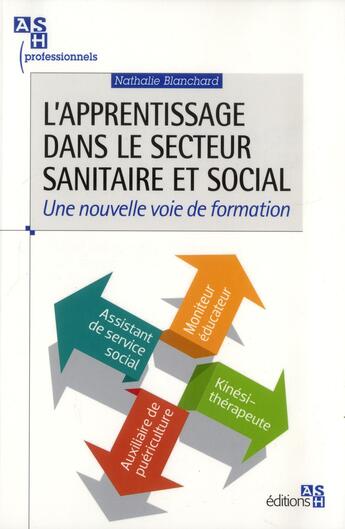 Couverture du livre « L'apprentissage dans le secteur sanitaire et social - une nouvelle voie de formation. assistant de s » de Blanchard Nathalie aux éditions Ash