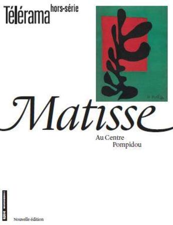 Couverture du livre « Telerama hs n 225 matisse - octobre 2020 » de  aux éditions Telerama