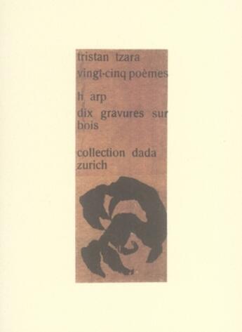 Couverture du livre « Vingt-cinq poèmes » de Tristan Tzara aux éditions Dilecta