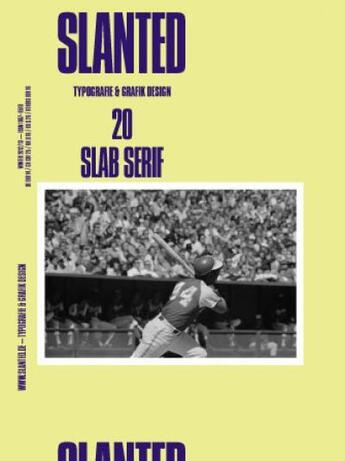 Couverture du livre « Slanted t.20 ; slab serif » de  aux éditions Slanted