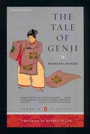 Couverture du livre « The tale of Genji » de Murasaki Shikibu aux éditions Adult Pbs