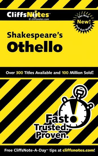 Couverture du livre « CliffsNotes on Shakespeare146;s Othello » de Mcculloch Helen aux éditions Houghton Mifflin Harcourt