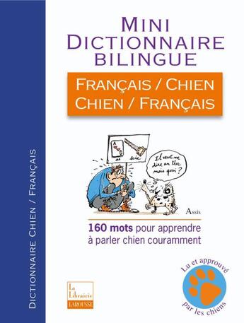 Couverture du livre « Mini-dictionnaire bilingue français/chien chien/français » de Besse/Cuvelier aux éditions Larousse