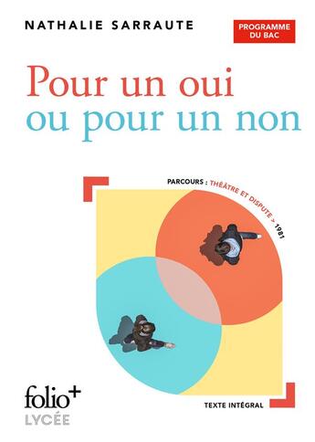 Couverture du livre « Pour un oui ou pour un non (édition 2025) » de Nathalie Sarraute aux éditions Folio