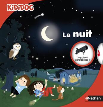 Couverture du livre « La nuit » de Valerie Guidoux et Charlotte Roederer aux éditions Nathan