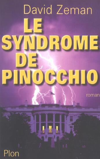 Couverture du livre « Le syndrome de pinocchio » de David Zeman aux éditions Plon