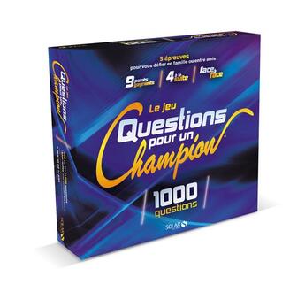 Couverture du livre « Le jeu questions pour un champion » de  aux éditions Solar