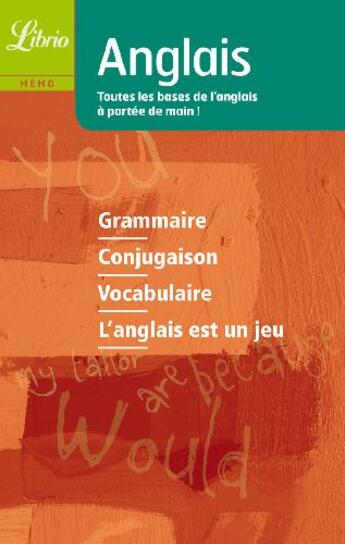 Couverture du livre « Grand librio anglais » de  aux éditions J'ai Lu