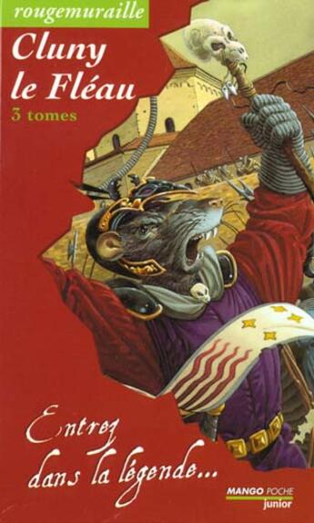 Couverture du livre « Rougemuraille - Cluny le fléau : coffret Intégrale Tomes 1 à 3 » de Brian Jacques aux éditions Mango