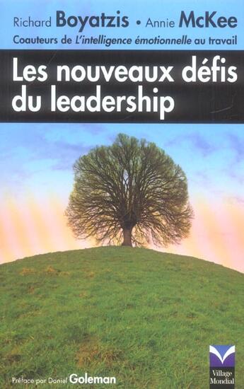 Couverture du livre « Nouveaux defis du leadership (les) » de Boyatzis/Mckee aux éditions Pearson