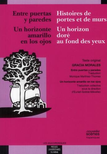 Couverture du livre « Entre puertas y paredes ; un horizonte amarillo en los ojos / histoire de portes et de murs ; un horizon doré au fond des yeux » de Gracia Morales aux éditions Pu Du Midi