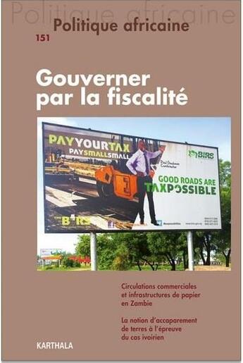 Couverture du livre « REVUE POLITIQUE AFRICAINE » de Owen Oliver (Coord) aux éditions Karthala