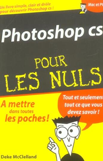 Couverture du livre « Photoshop cs » de Deke Mcclelland aux éditions First Interactive