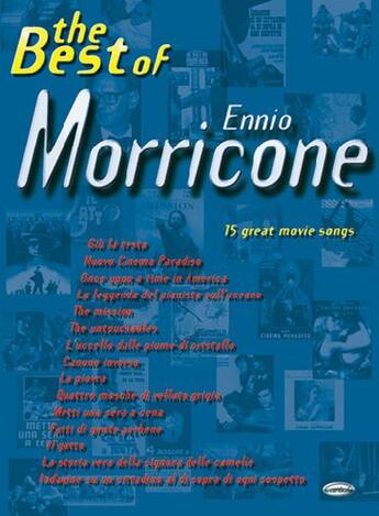 Couverture du livre « Ennio Morricone » de Ennio (Co Morricone aux éditions Carisch Musicom