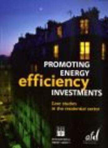 Couverture du livre « Promoting energy efficient investement ; case studies in the residential sector » de  aux éditions Ocde