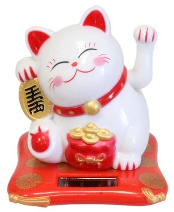 Couverture du livre « Chat maneki neko porte-bonheur richesse 6 cm » de  aux éditions Dg-exodif