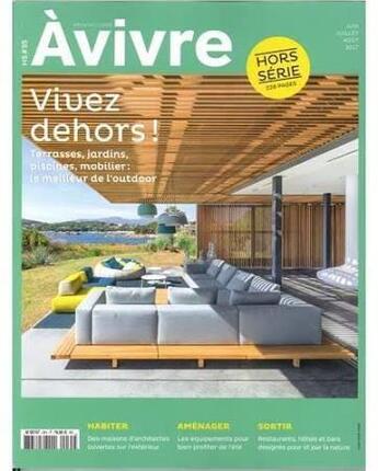 Couverture du livre « Architectures a vivre hs n 35 green design & outdoor juin/aout 2017 » de  aux éditions Architectures A Vivre