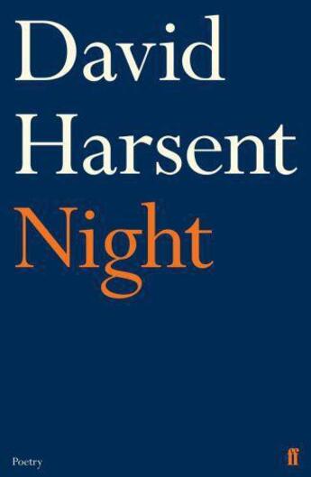 Couverture du livre « Night » de Harsent David aux éditions Faber And Faber Digital