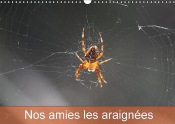 Couverture du livre « Nos amies les araignees calendrier mural 2018 din a3 horizon - le monde des araignees et des » de Julien M aux éditions Calvendo