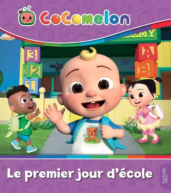 Couverture du livre « Cocomelon - le premier jour d'ecole » de  aux éditions Hachette Jeunesse