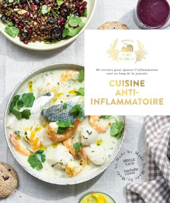 Couverture du livre « Cuisine anti-inflammatoire » de Sybille Naud aux éditions Hachette Pratique