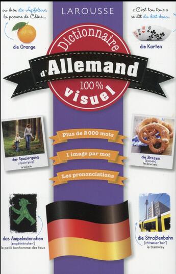 Couverture du livre « Dictionnaire visuel francais-allemand » de  aux éditions Larousse