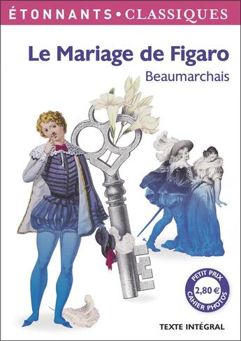 Couverture du livre « Le mariage de figaro » de Beaumarchais aux éditions Flammarion