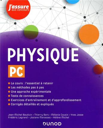 Couverture du livre « Physique PC » de  aux éditions Dunod