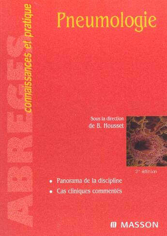 Couverture du livre « Pneumologie (2e édition) » de Housset aux éditions Elsevier-masson