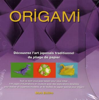 Couverture du livre « Coffret origami » de Bolitho aux éditions Courrier Du Livre