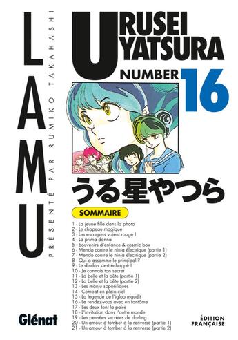 Couverture du livre « Urusei Yatsura Tome 16 » de Rumiko Takahashi aux éditions Glenat