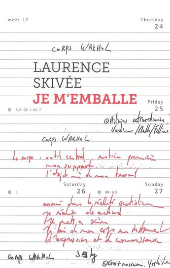 Couverture du livre « Je m'emballe » de Laurence Skivée aux éditions Lettre Volee