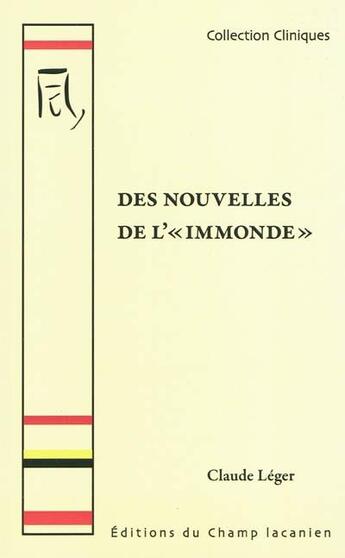 Couverture du livre « Des nouvelles de l'