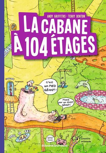 Couverture du livre « La cabane à 13 étages Tome 8 : la cabane à 104 étages » de Andy Griffiths et Terry Denton aux éditions Bayard Jeunesse